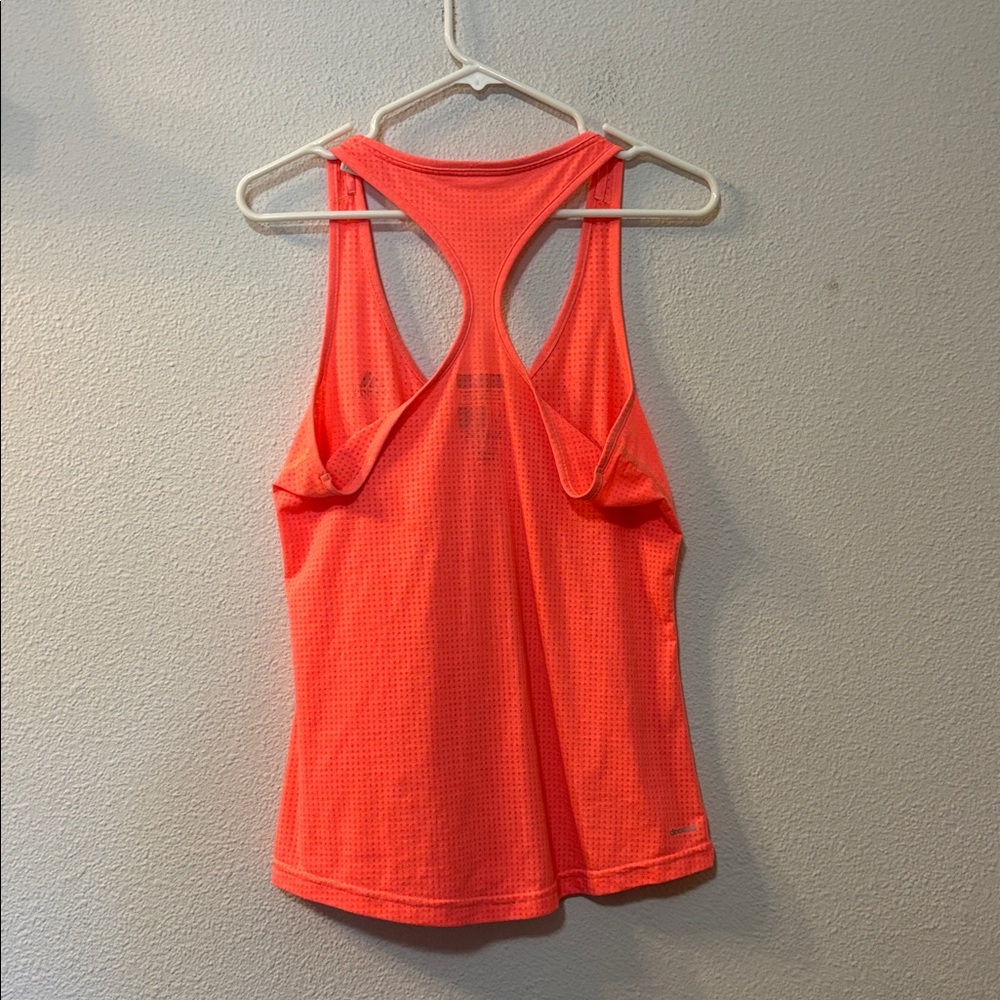 Adidas Vibrant Orange Athletic Tank - Picture 5 of 5